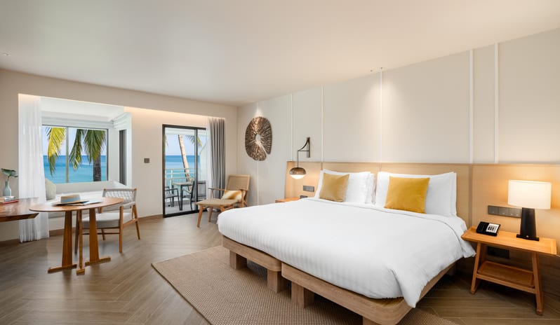 SAii Laguna Phuket Club Ocean Front King Bed View